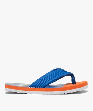 Tongs garçon imprimées surf à entre-doigts en toile vue2 - GEMO (ENFANT) - GEMO