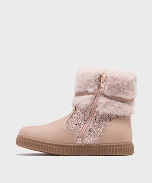 Boots fourrées pailletées ado fille - Lovely Wings vue3 - LOVELY WINGS - GEMO