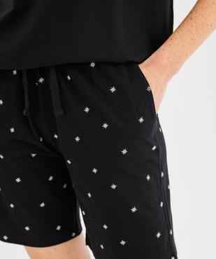 Short de pyjama à motifs étoiles mixte vue2 - GEMO 4G FEMME - GEMO