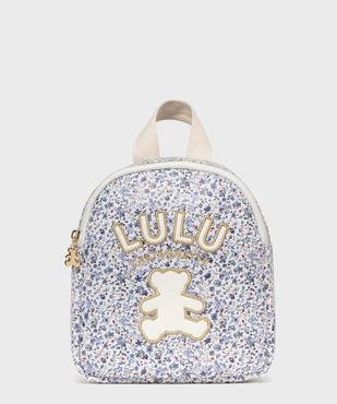 Sac à dos à motifs fleuris fille - LuluCastagnette vue1 - LULU CASTAGNETT - GEMO