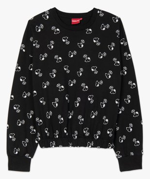 Sweat femme court imprimé - Snoopy & Les Peanuts vue4 - SNOOPY - GEMO