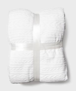Plaid en velours et sherpa vue1 - GEMO (ACCESS) - GEMO