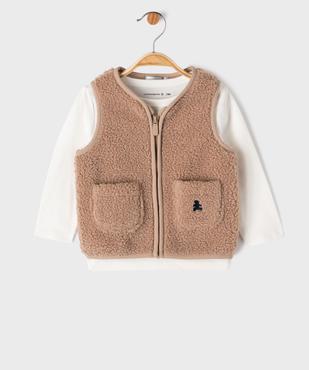 Ensemble 2 pièces tee-shirt + gilet bébé garçon - LuluCastagnette vue1 - LULUCASTAGNETTE - GEMO