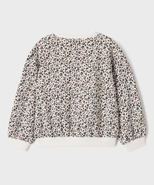 Sweat ample imprimé fille vue3 - GEMO 4G FILLE - GEMO