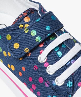 Tennis fille dessus textile recyclé - Les Supaires vue6 - GEMO C4G FILLE - GEMO
