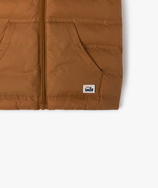 Blouson sans manches réversible à capuche bébé garçon vue4 - GEMO 4G BEBE - GEMO