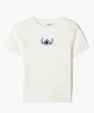 Tee-shirt à manches courtes avec motif Stitch fille - Disney vue2 - LILO & STITCH - GEMO
