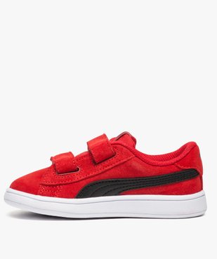 Basket bébé dessus cuir suédé à scratchs - Puma vue3 - PUMA - GEMO