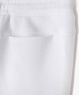 Pantalon de jogging avec liserés contrastants garçon vue4 - GEMO (JUNIOR) - GEMO