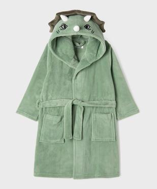 Robe de chambre à capuche motif dragon garçon vue1 - GEMO (ENFANT) - GEMO