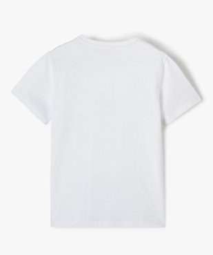 Tee-shirt garçon à manches courtes imprimé geek vue3 - GEMO (JUNIOR) - GEMO
