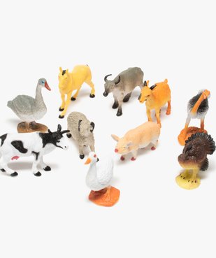 Figurines animaux de la ferme (lot de 12) – Kim Play vue2 - KIM PLAY - GEMO