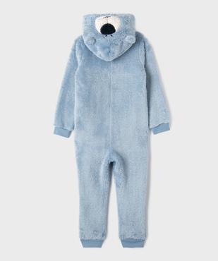 Combinaison pyjama en fourrure imitation motif ours garçon vue3 - GEMO (ENFANT) - GEMO