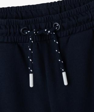 Bermuda en maille avec taille élastique ajustable garçon vue2 - GEMO (ENFANT) - GEMO