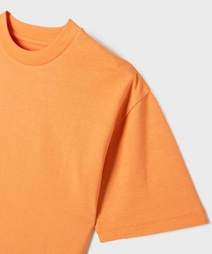 Tee-shirt manches courtes et col rond garçon vue2 - GEMO (JUNIOR) - GEMO