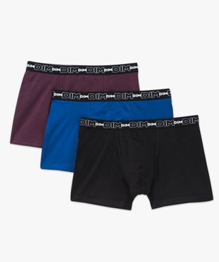Boxer homme en coton stretch respirant - Dim (lot de 3) vue2 - DIM - GEMO