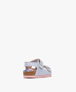 Sandales à brides pailletées et semelle intérieure imprimée bébé fille - Stitch vue4 - LILO & STITCH - GEMO