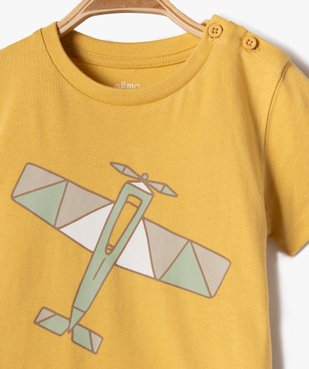 Tee-shirt bébé garçon à manches courtes et motif vue2 - GEMO(BEBE DEBT) - GEMO