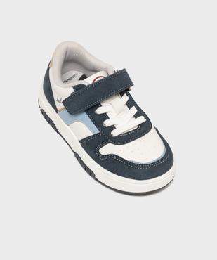 Baskets tricolores à scratch garçon - LuluCastagnette vue5 - LULUCASTAGNETTE - GEMO