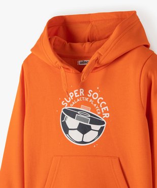 Sweat garçon à capuche avec inscription vue2 - GEMO (ENFANT) - GEMO
