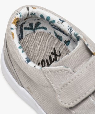 Tennis bébé garçon en toile de coton bio - Mieux vue6 - GEMO C4G BEBE - GEMO