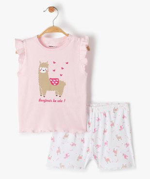 Pyjama bébé fille 2 pièces imprimé - No gaspi vue1 - NOGASPI - GEMO