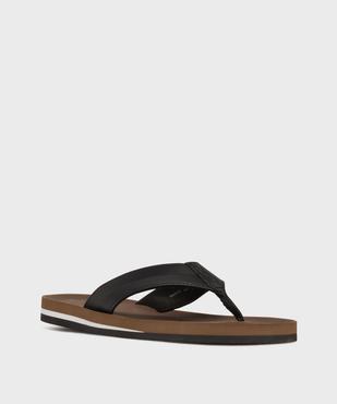 Tongs de plage à larges brides homme vue2 - GEMO (PLAGE) - GEMO