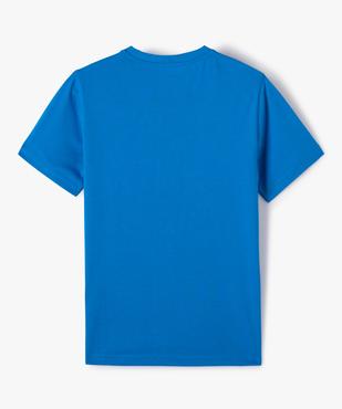 Tee-shirt à message manches courtes garçon vue3 - GEMO (JUNIOR) - GEMO