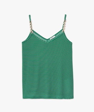 Débardeur femme à bretelles chaines vue4 - GEMO(FEMME PAP) - GEMO