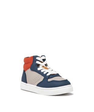 Baskets mid-cut à scratch garçon vue2 - GEMO (ENFANT) - GEMO