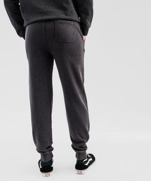 Pantalon de jogging avec intérieur bouclette homme vue3 - GEMO (HOMME) - GEMO