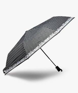 Parapluie pliable à pois et ouverture automatique - Perletti vue1 - GEMO - GEMO