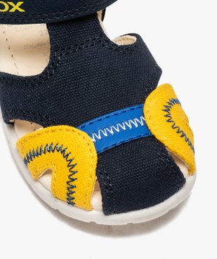 Sandales bébé garçon multicolores doublées cuir - Geox vue6 - GEOX - GEMO