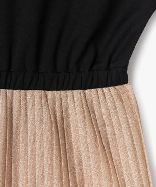 Robe de cérémonie avec jupe à paillettes fille vue3 - GEMO (JUNIOR) - GEMO