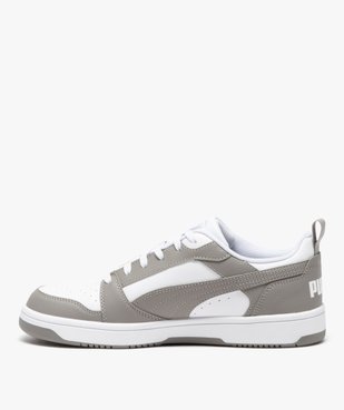 Baskets homme contrastées style rétro Rebound V6- Puma vue3 - PUMA - GEMO