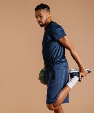 Bermuda de sport avec poches zippées homme vue1 - GEMO (HOMME) - GEMO