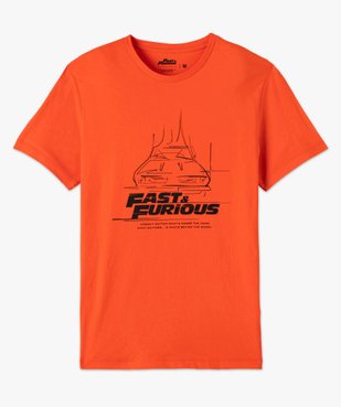 Tee-shirt homme à manches courtes – Fast and Furious vue4 - NBCUNIVERSAL - GEMO