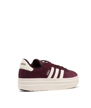 Baskets femme en cuir lisse avec semelle plateforme VL Court bold - Adidas vue11 - ADIDAS - GEMO