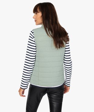 Doudoune femme sans manches avec col montant vue3 - GEMO(FEMME PAP) - GEMO