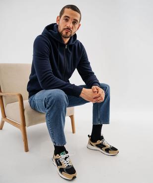 Jean loose en coton délavé homme vue5 - GEMO 4G HOMME - GEMO