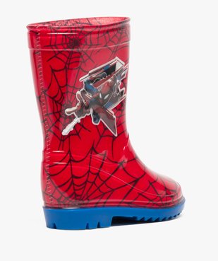 Bottes de pluie garçon à imprimé Spiderman vue4 - SPIDERMAN - GEMO