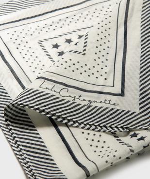 Foulard imprimé femme - LuluCastagnette vue3 - LULU CASTAGNETT - GEMO