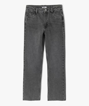 Jean straight à bord franc fille vue1 - GEMO 4G FILLE - GEMO