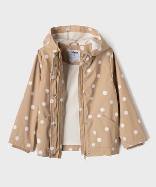 Imperméable à capuche avec imprimé animé fille qui change de couleur sous la pluie vue3 - GEMO (ENFANT) - GEMO