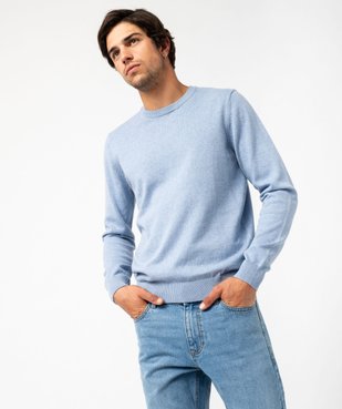 Pull à col rond en coton homme vue4 - GEMO (HOMME) - GEMO