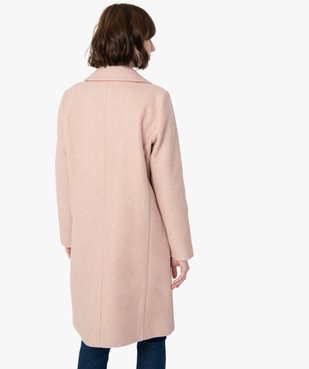 Manteau femme à col tailleur vue3 - GEMO(FEMME PAP) - GEMO