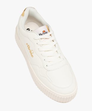 Baskets femme unies style rétro détail doré - Ellesse vue5 - ELLESSE - GEMO