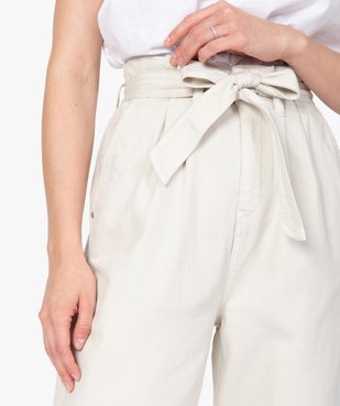 Pantalon femme taille haute - Lulu Castagnette vue2 - GEMO(FEMME PAP) - GEMO