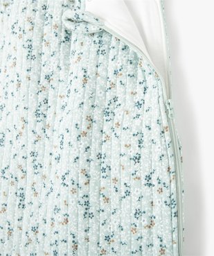Gigoteuse bébé hiver à manches amovibles motif fleurs – LuluCastagnette vue3 - LULUCASTAGNETTE - GEMO