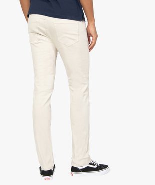 Pantalon homme 5 poches coupe Straight vue3 - GEMO (HOMME) - GEMO